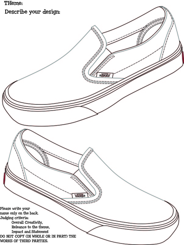 vans custom culture shoe templates