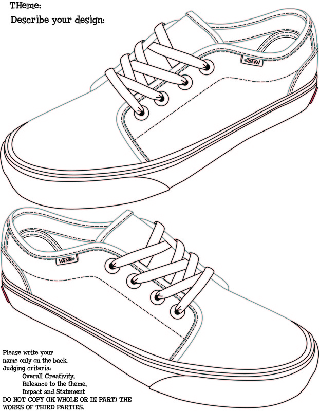 vans custom culture shoe templates